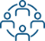 an icon of four people in a circle