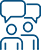 icon of two people with thought bubbles