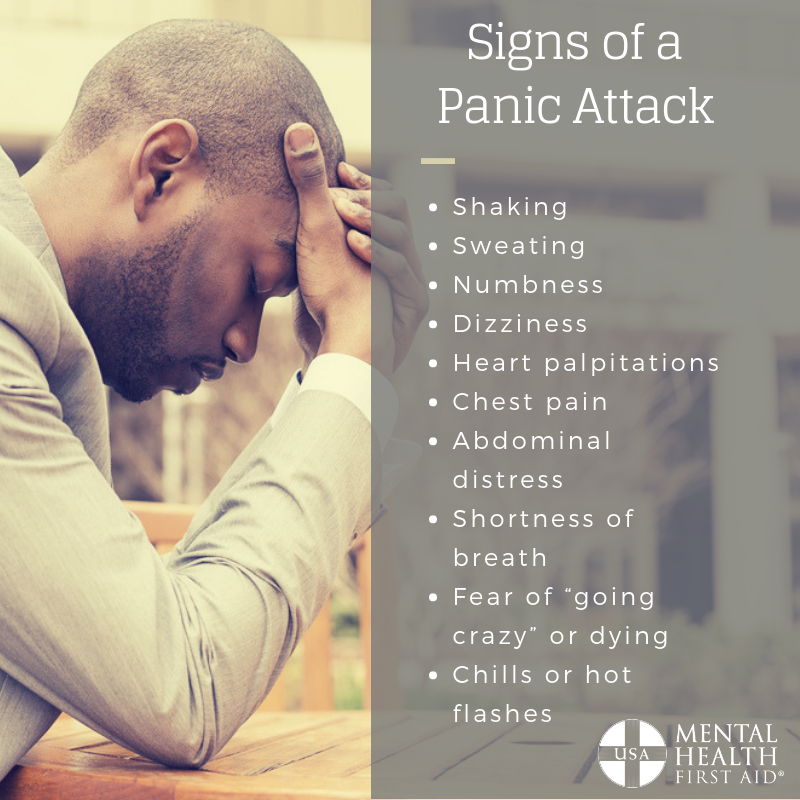 How To Help Someone Who Is Having A Panic Attack Mental Health First Aid