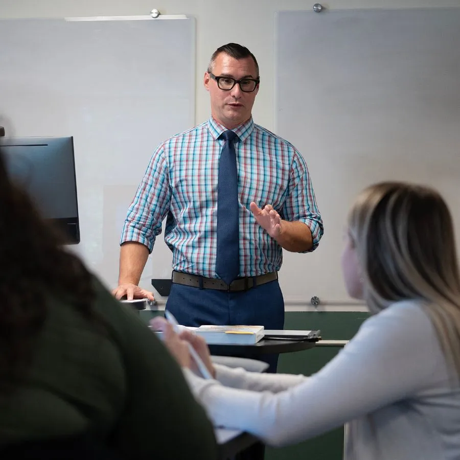 Dr. Douglas Knutson lectures about LGBTQ+ Mental Health