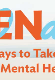 10 ways to take action this world mental health day logo